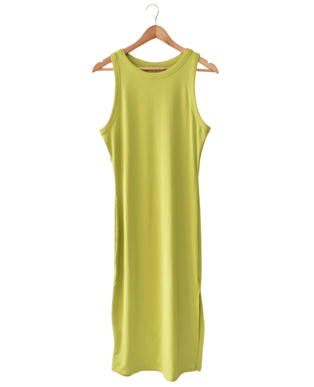 Vestido Halter Verde Neón