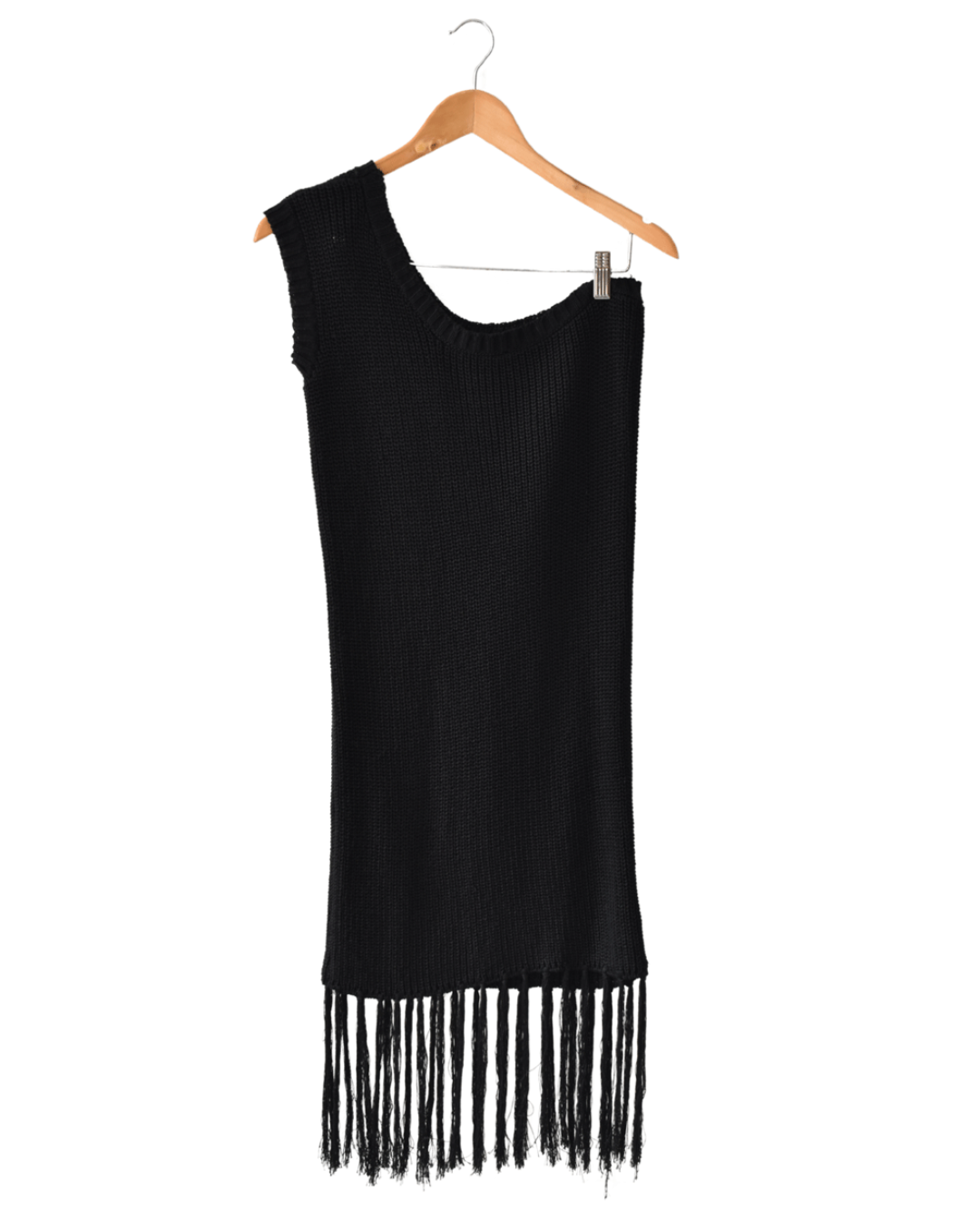 Vestido Tejido Negro Antonia