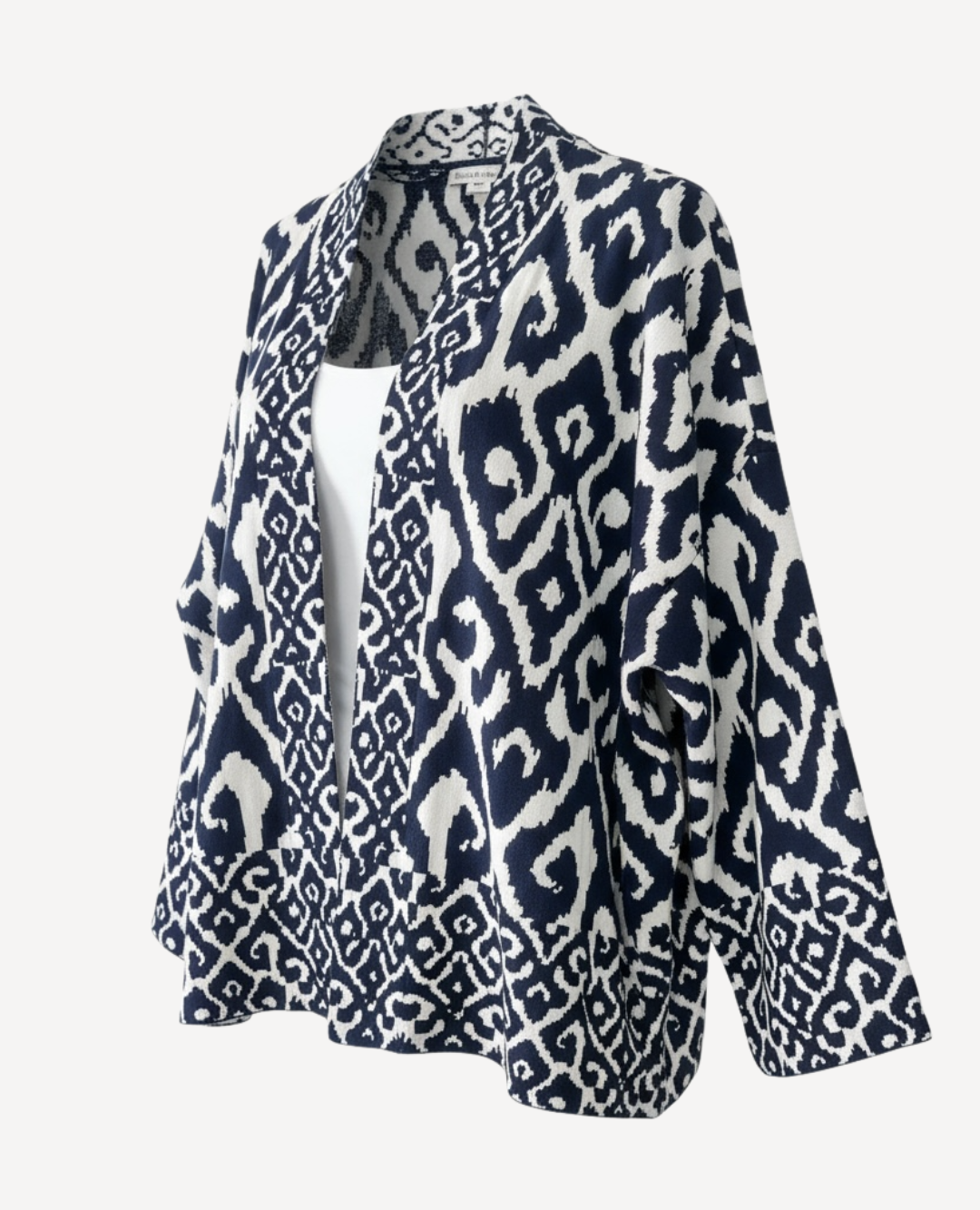 Capa Arabescos azul y blanco