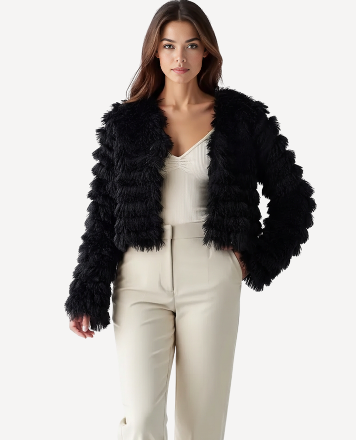 Chaqueta Pelos Negra