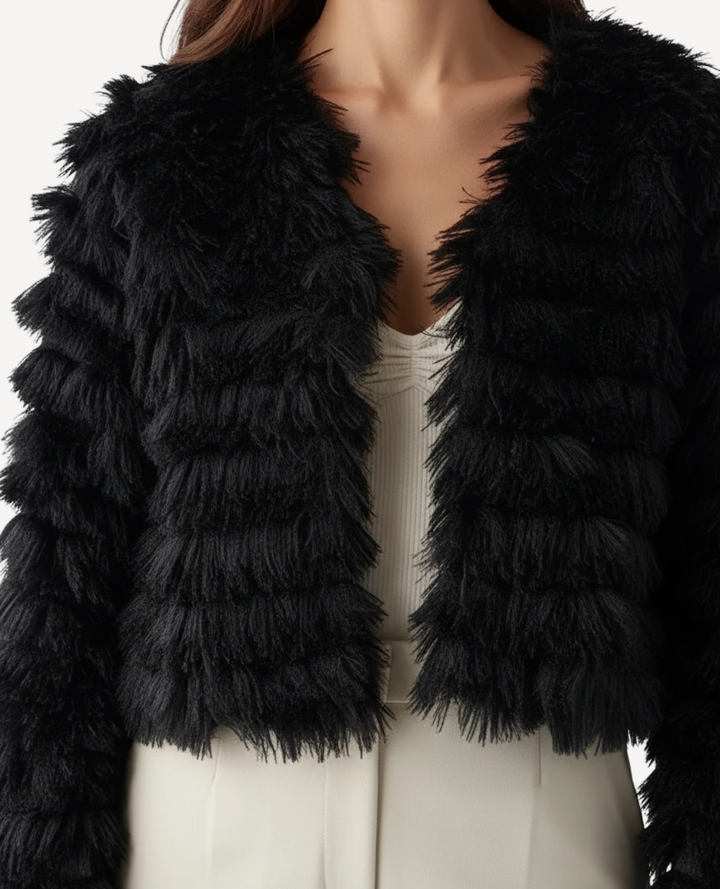 Chaqueta Pelos Negra