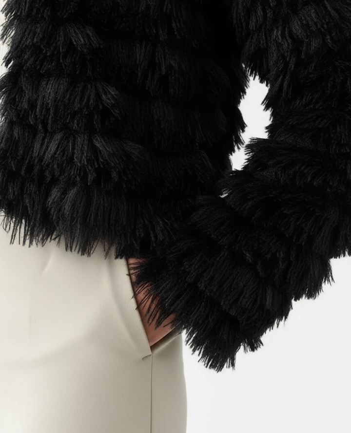 Chaqueta Pelos Negra