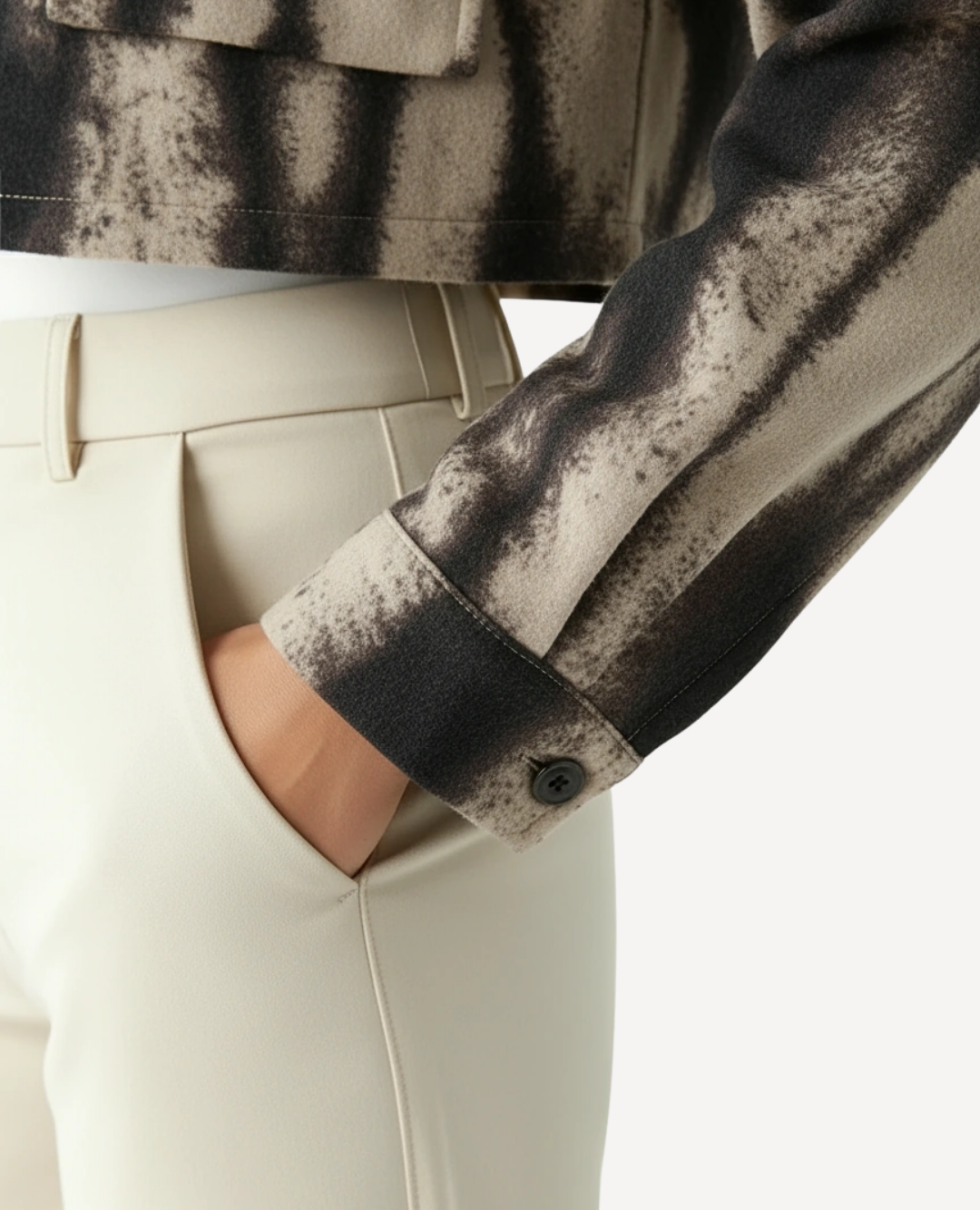 Chaqueta Safari Print