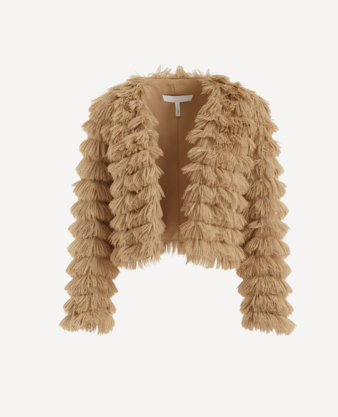 Chaqueta Pelos Taupe