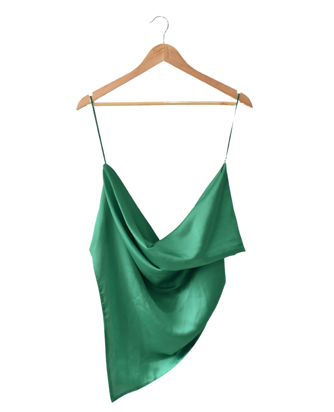 Blusa Asimetrica verde Eslovenia