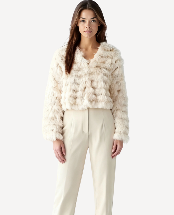 Chaqueta Pelos Marfil