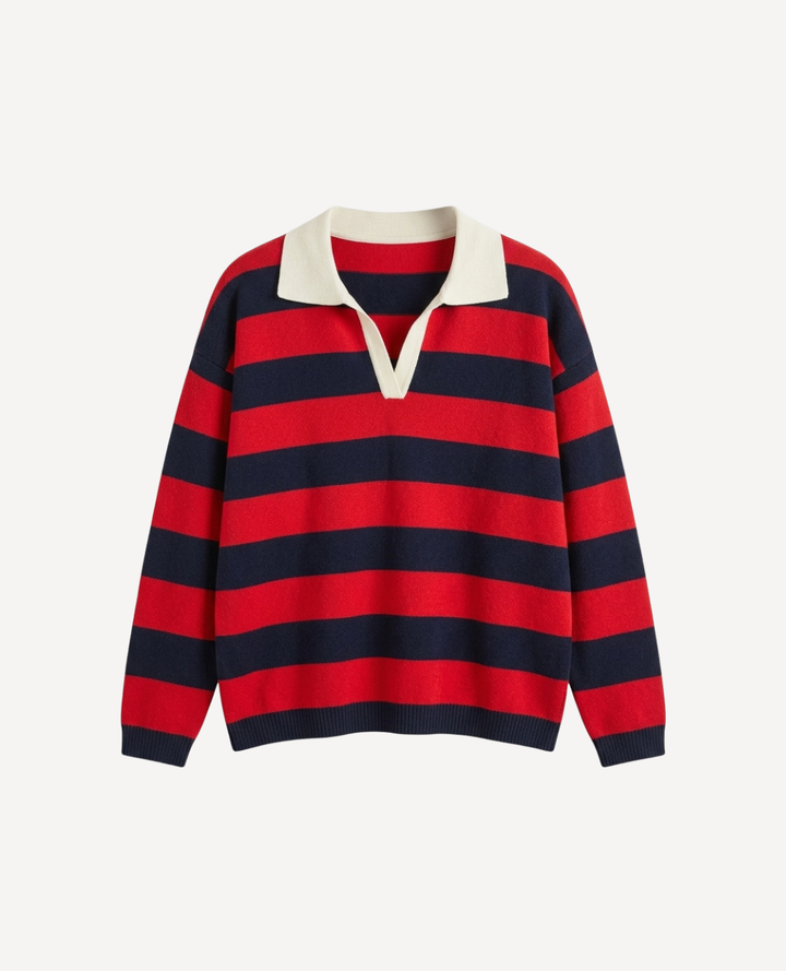 Saco Stripes Rojo Azul