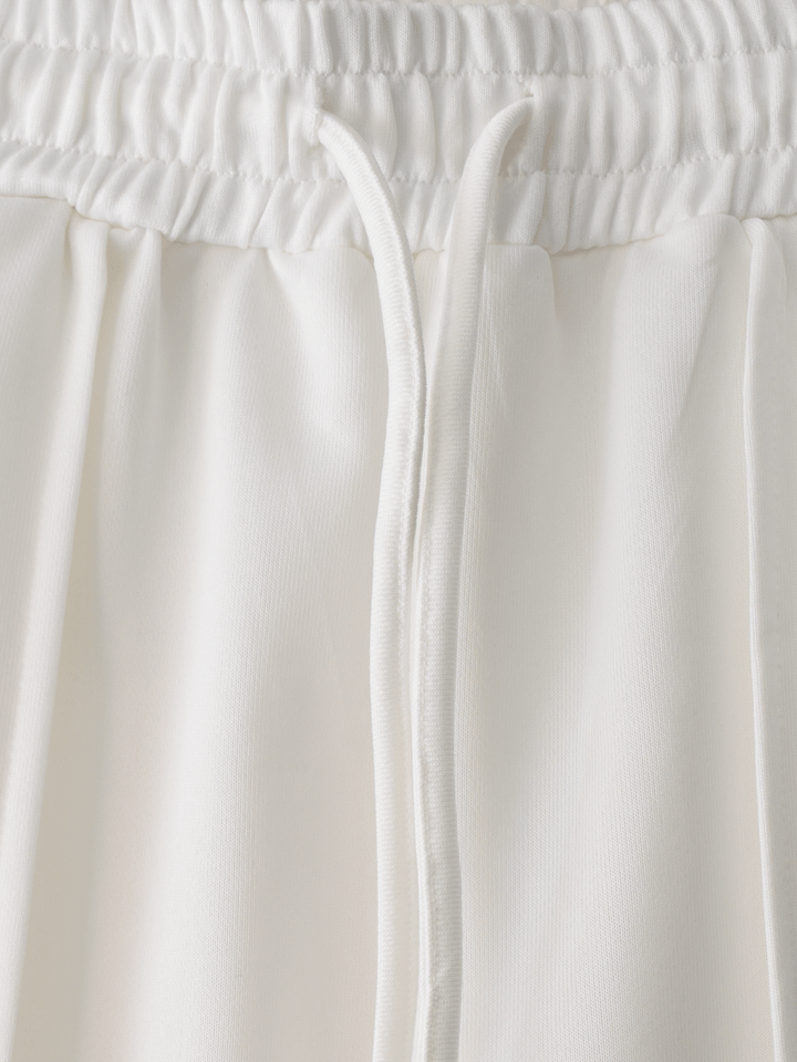 Pantalon Wide Leg Con vena Blanco