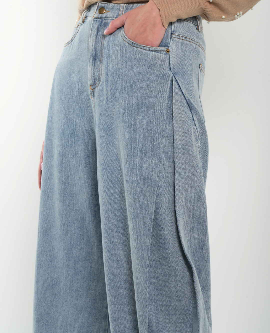 Jean Barrel Leg Azul