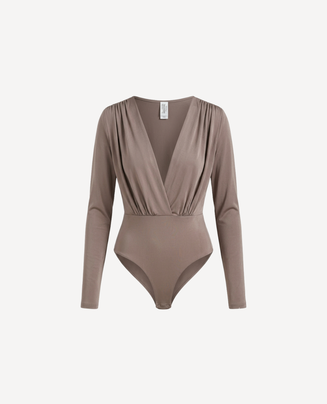 Body Escote V Taupe