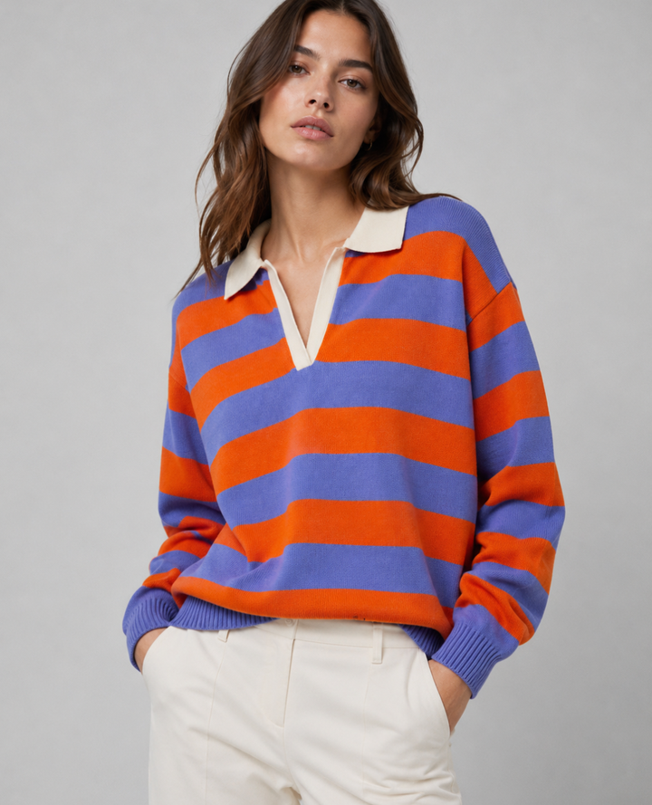 Saco stripes Boom Naranja Lila