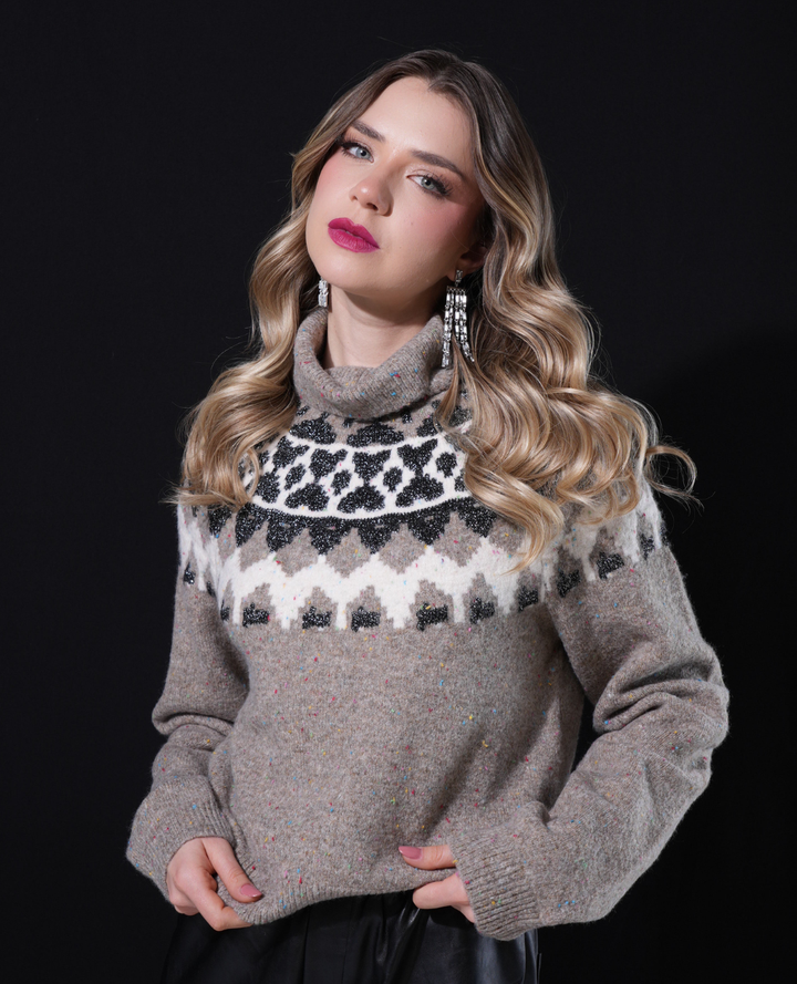 Saco tortuga figuras cafe