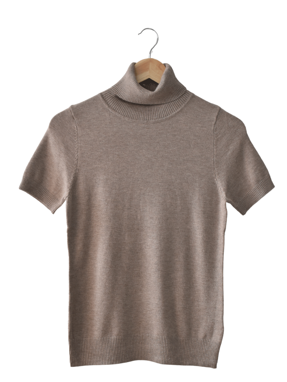Basico cuello Tortuga Taupe