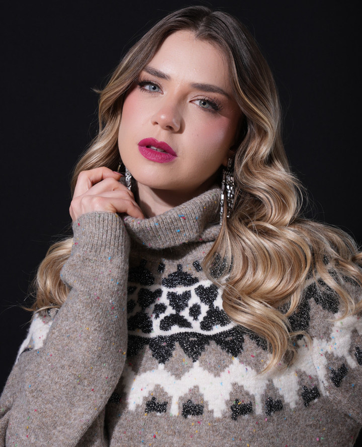 Saco tortuga figuras cafe