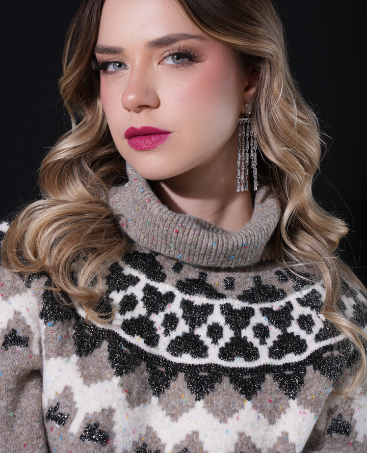 Saco Tortuga Figuras cafe