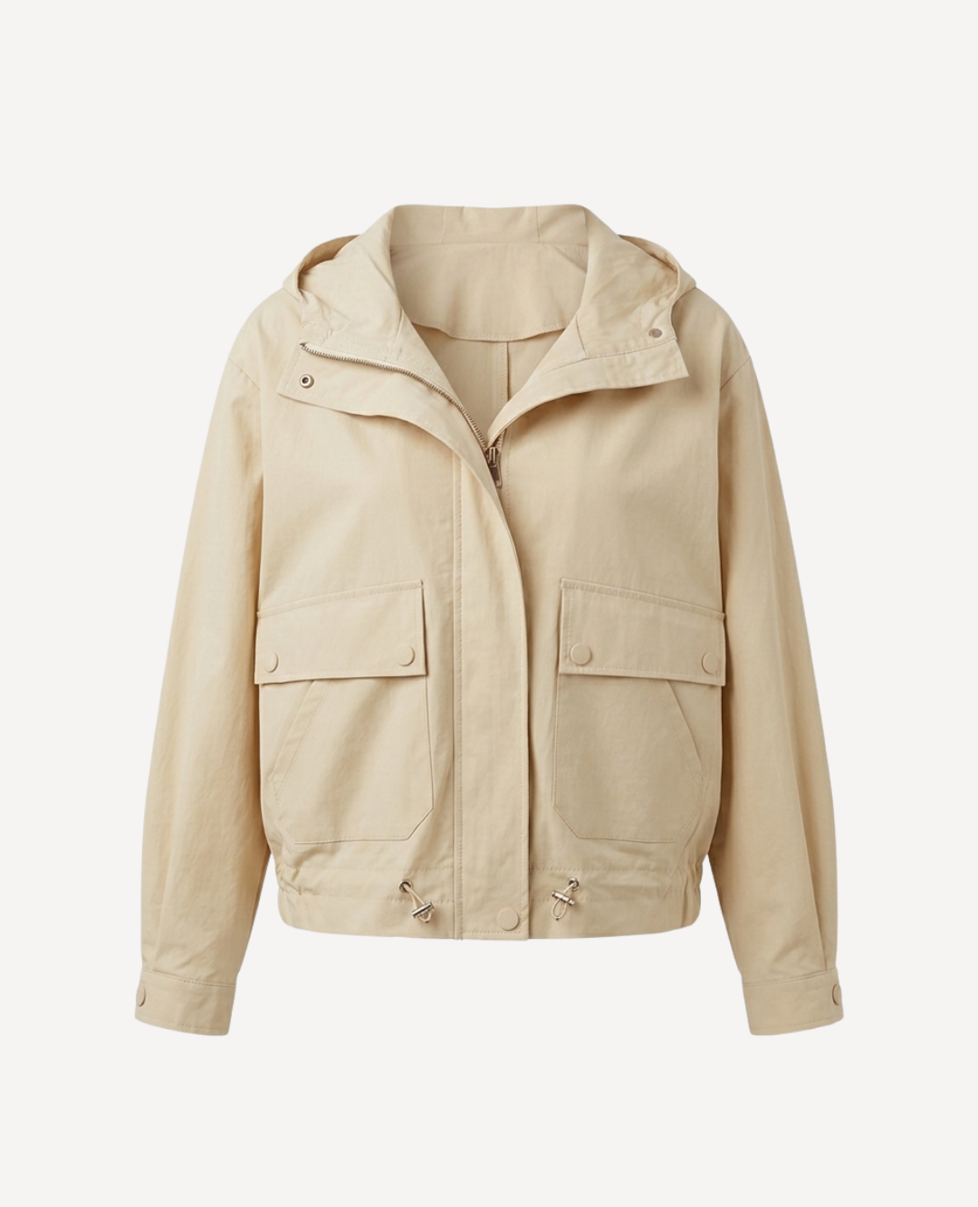 Chaqueta Safari Capota Marfil