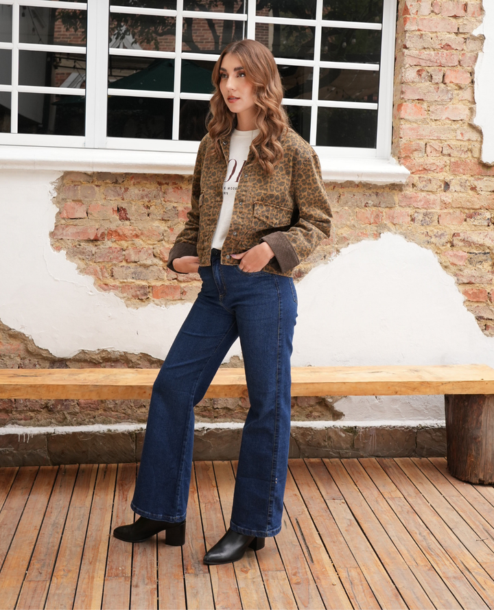 Chaqueta Cazadora Animal Print