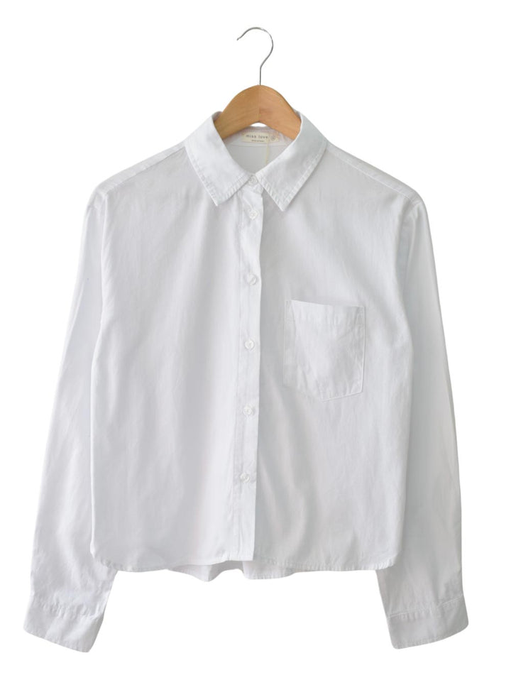 Camisa Popelina Blanca