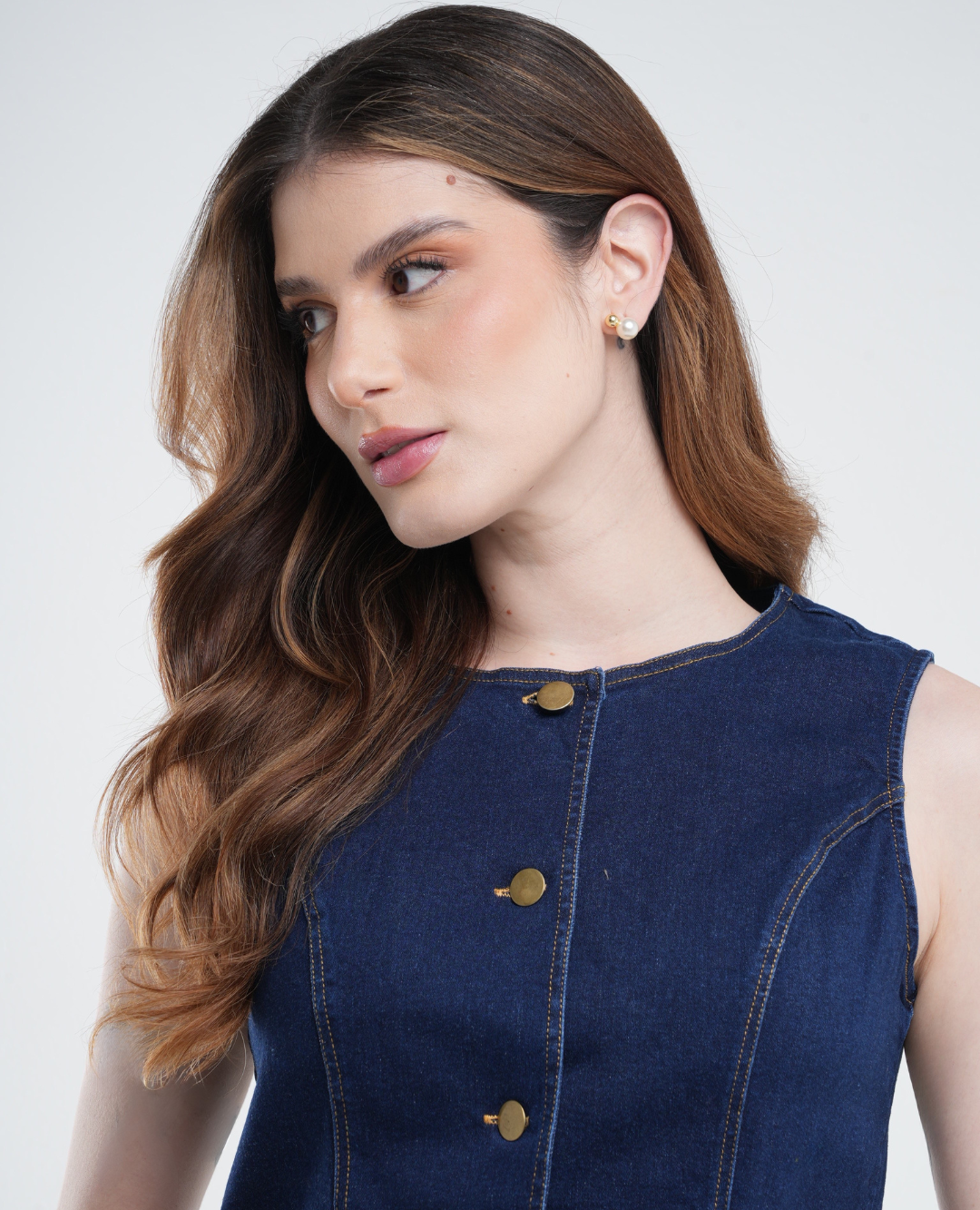 Chaleco Blazer Denim