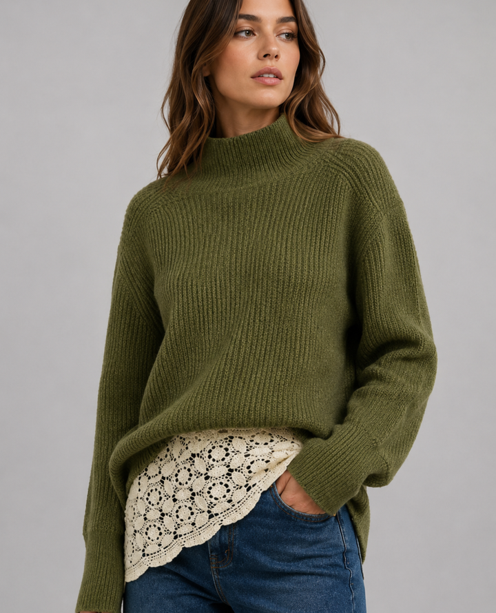 Saco Cuello Alto verde oliva