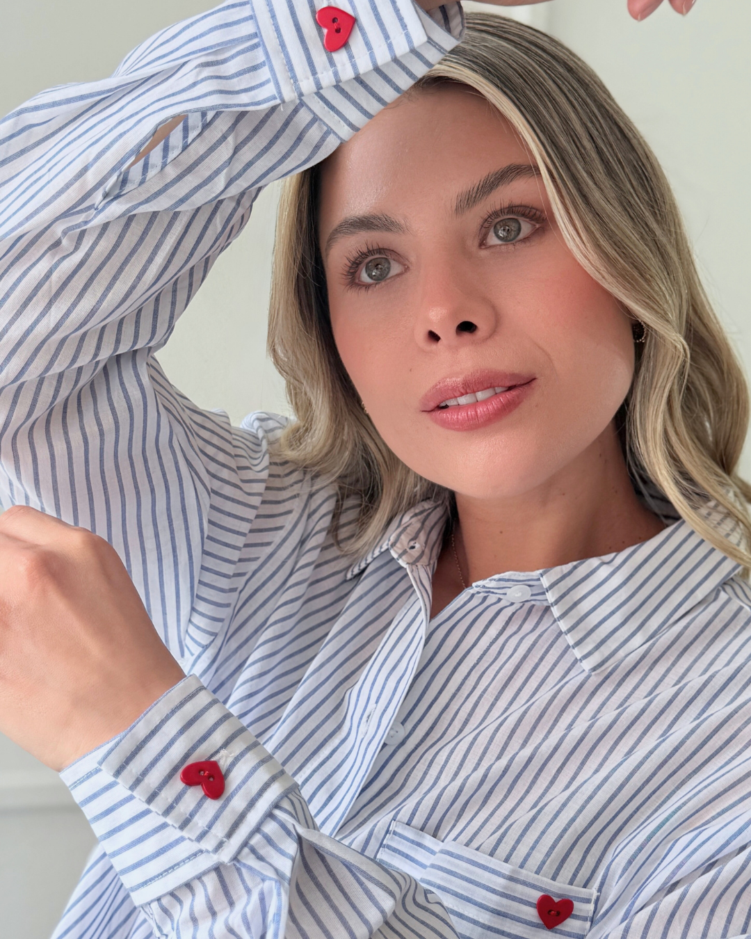 Camisa rayas Marinera azul