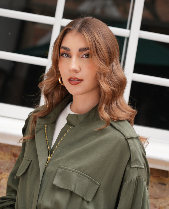 Chaqueta verde oliva Emma