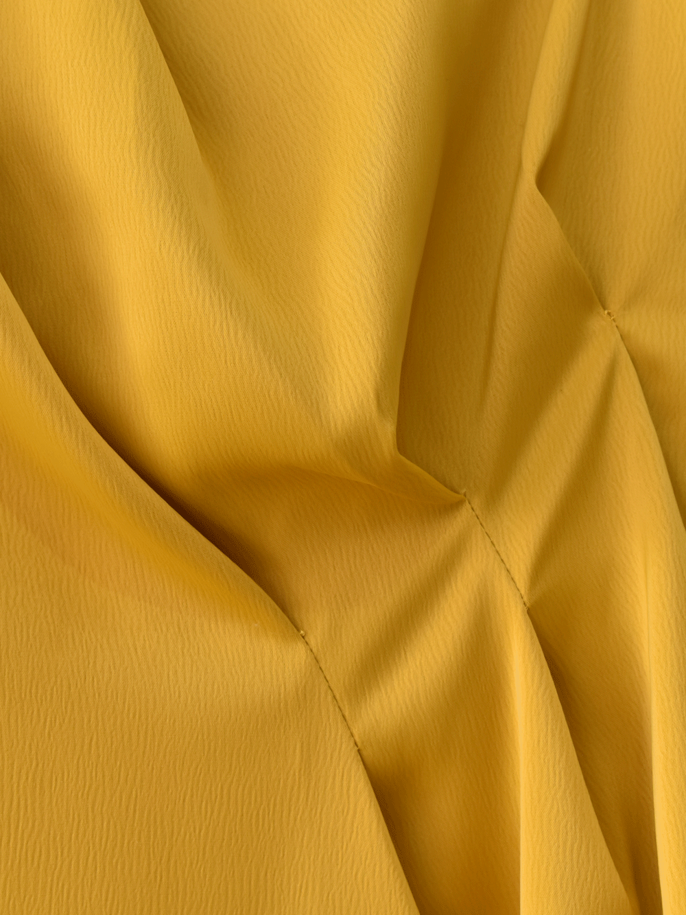 Top strapless Drapeado Seda Amarillo