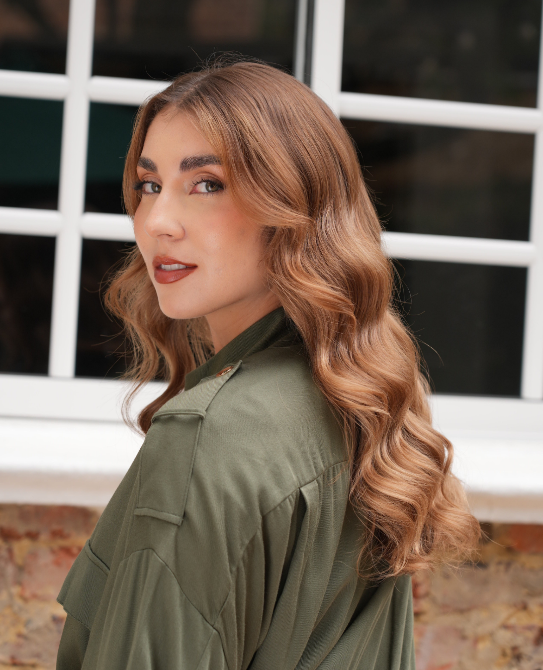 Chaqueta verde oliva Emma