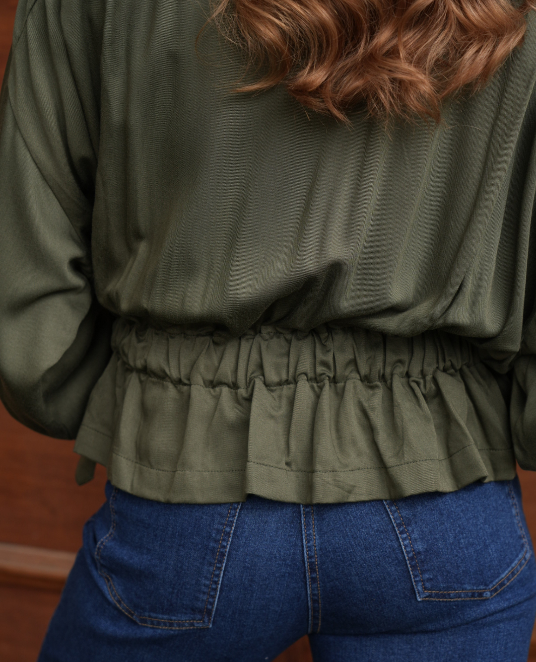 Chaqueta verde oliva Emma