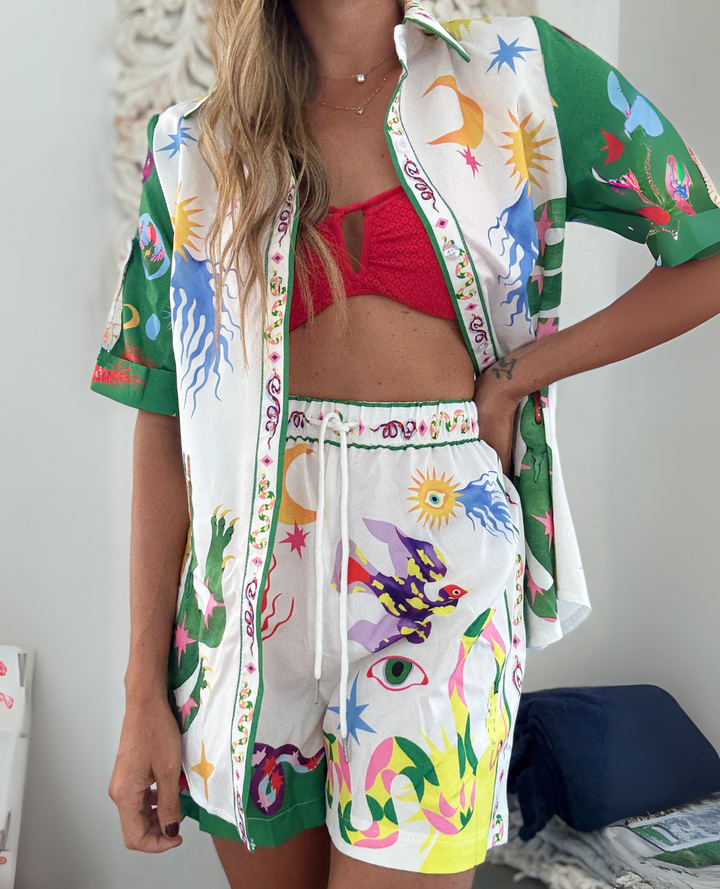 Set Blusa Short Karol G