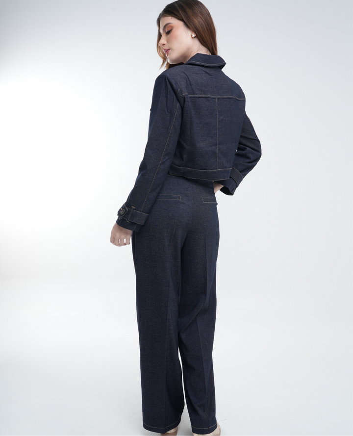 Chaqueta Denim Dark Azul