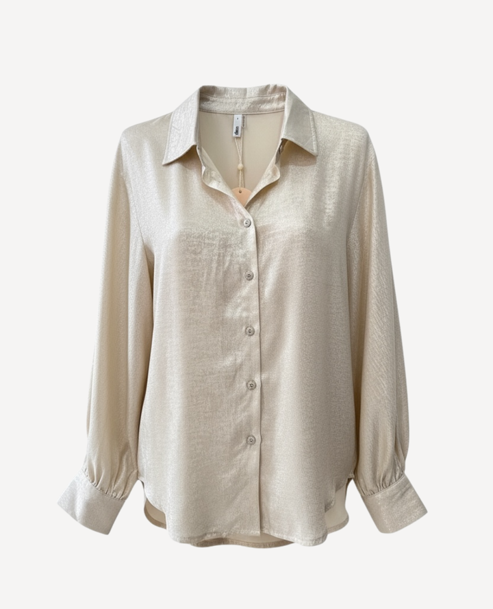 Blusa Tornasol Crepe Gris