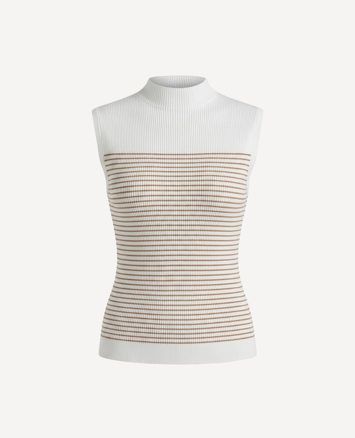 Top Sisa Acanalado Blanco