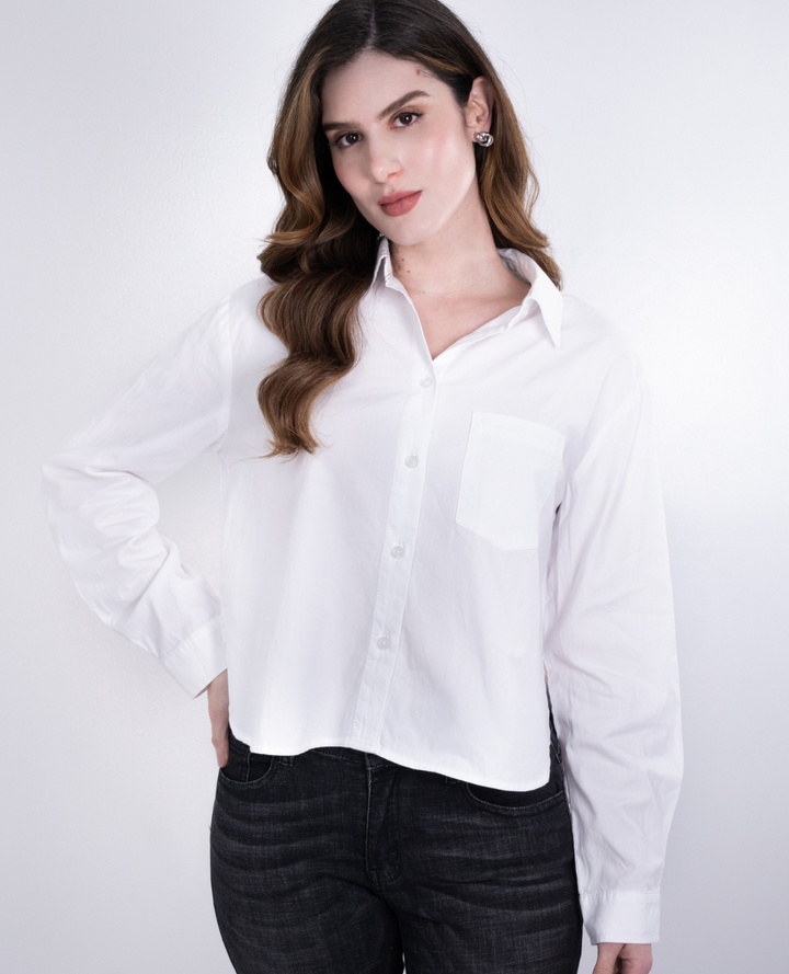 Camisa Popelina Blanca