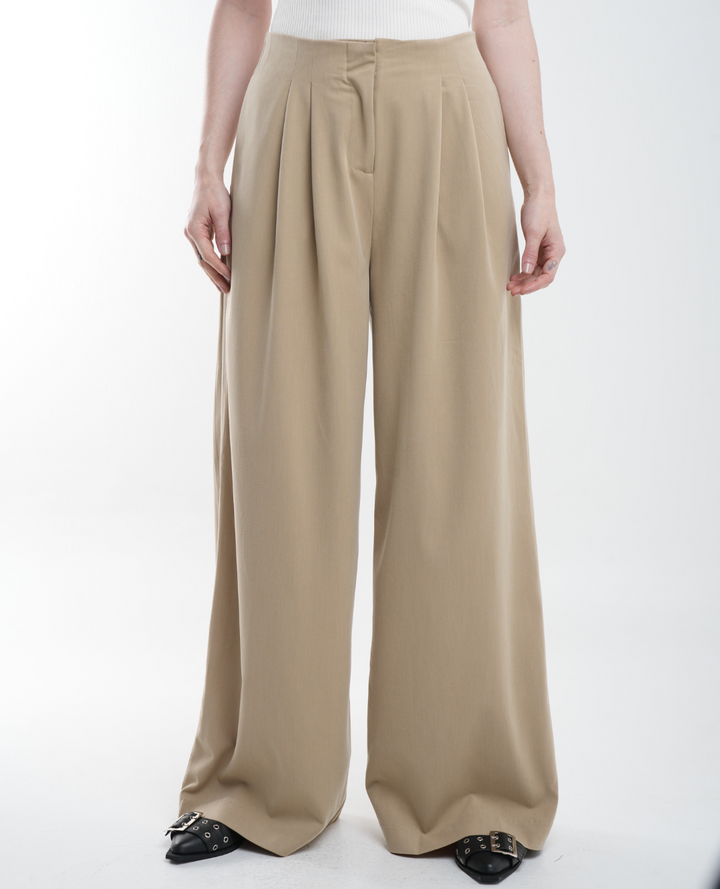 Pantalon Palazo Beige |