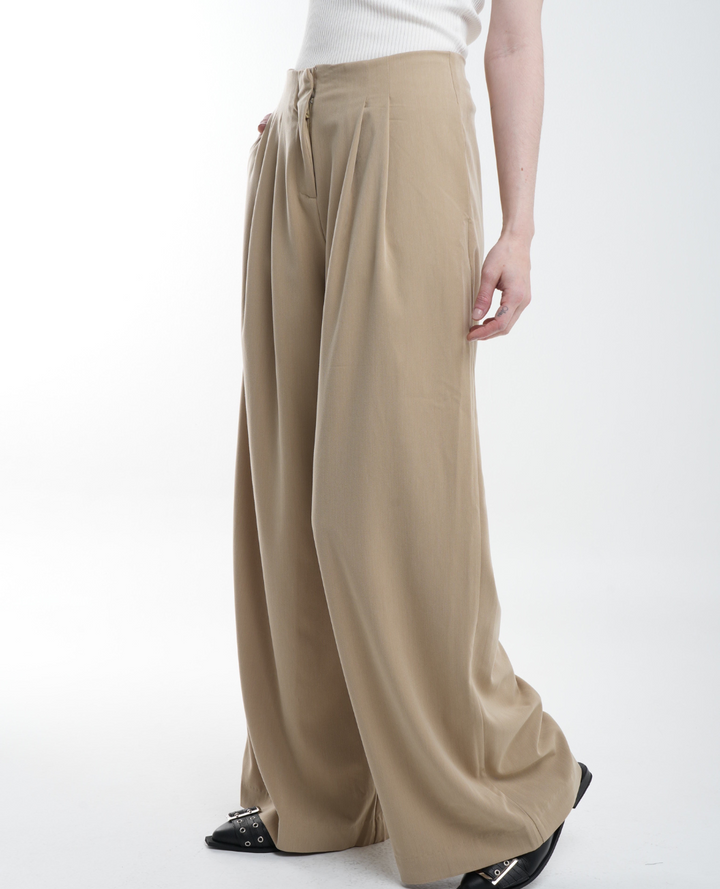 Pantalon Palazo Beige |