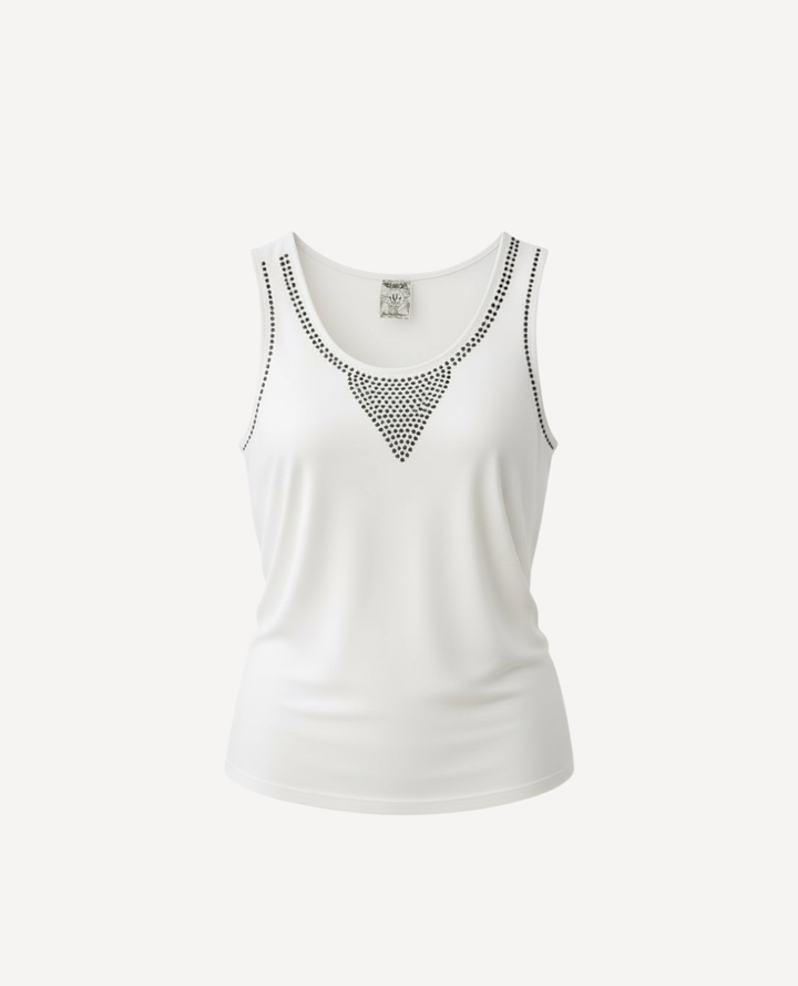 T shirt Viscosa Taches Blanca