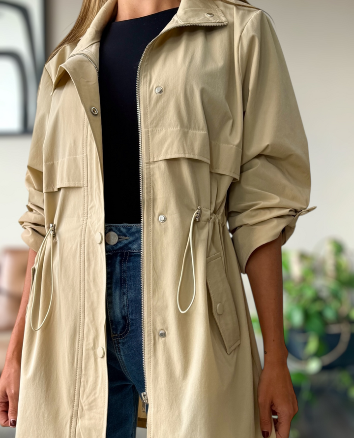 Parca Semi-impermeable Beige