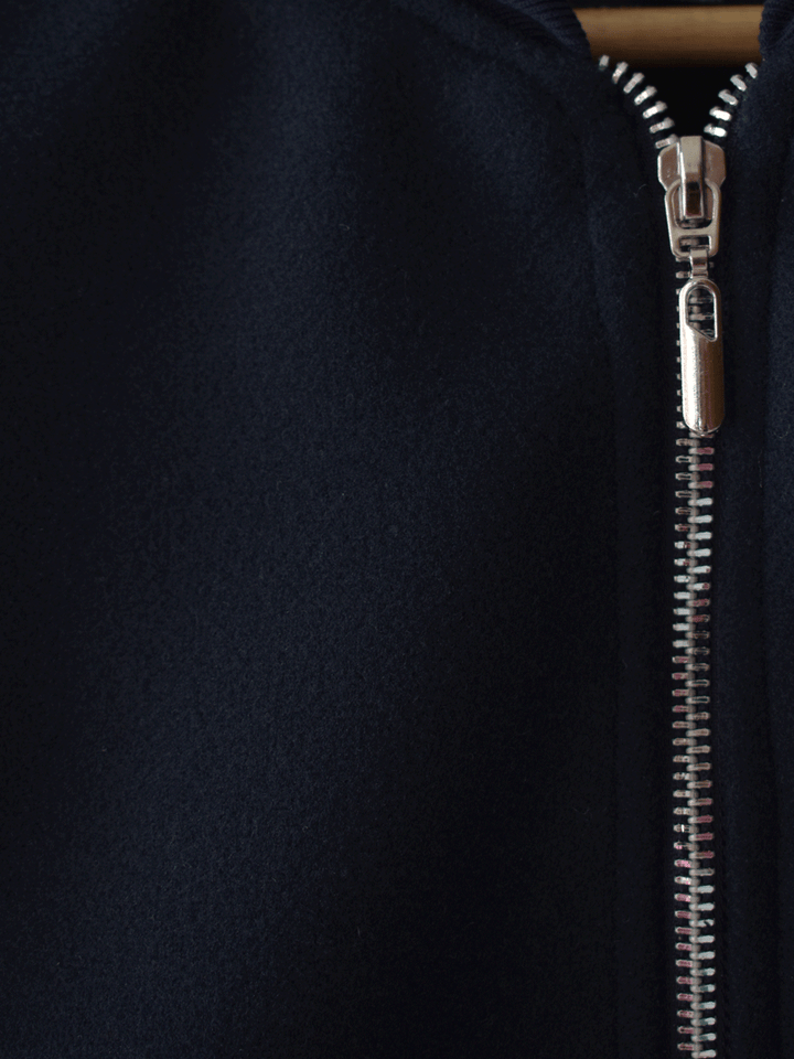 Chaqueta Paño Azul Bomber
