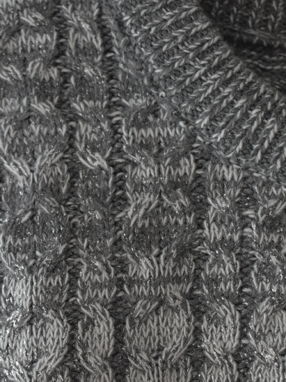 Top Trenzado Brillo Silver