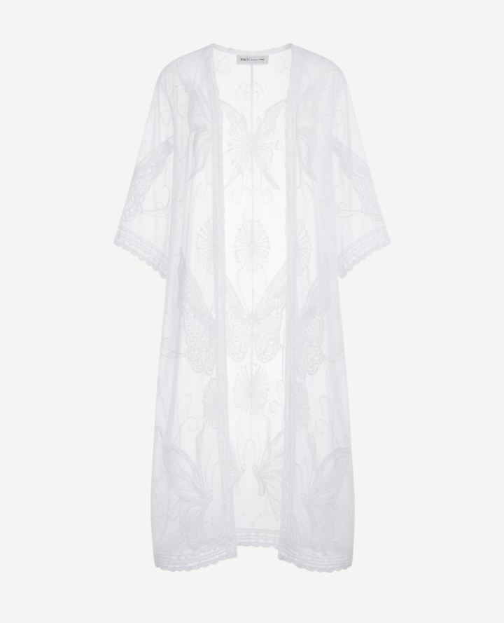 Kimono en malla Blanco