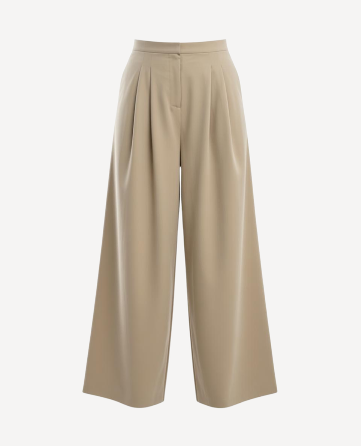 Pantalon Palazo Beige
