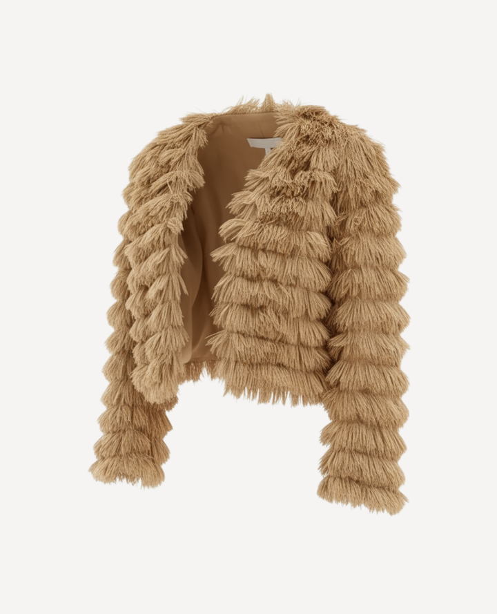 Chaqueta Pelos Taupe