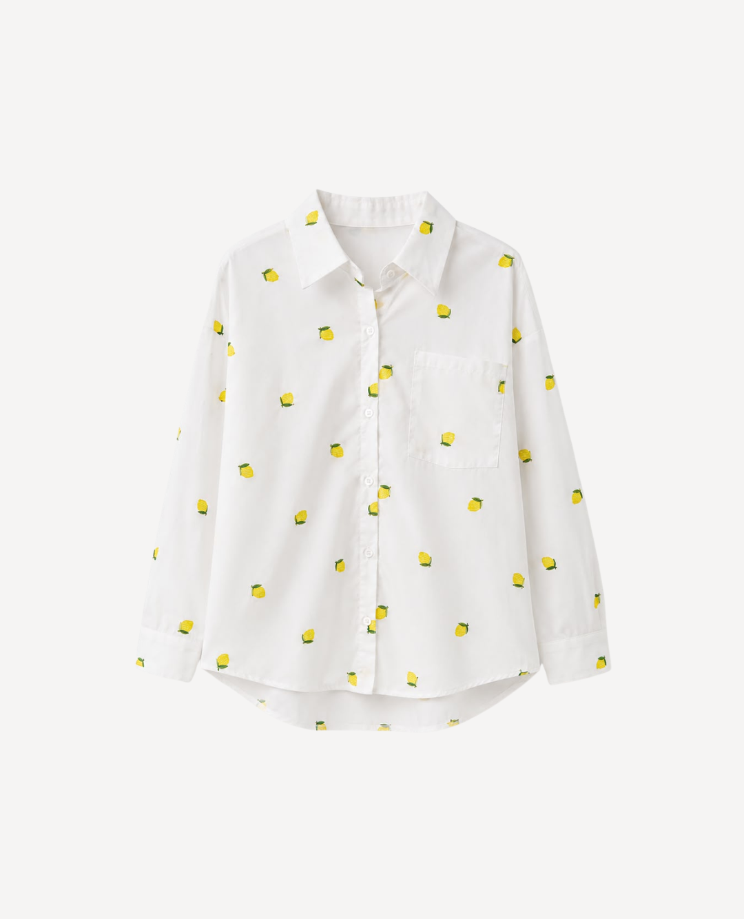 Camisa bordada limones