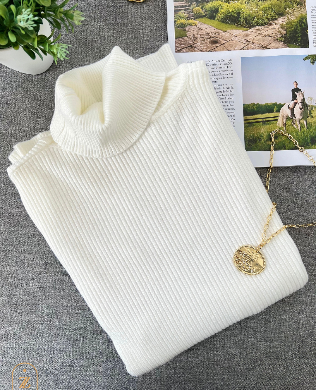 Básico Tortuga Botones Blanco