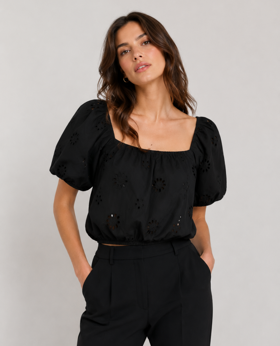 Top Ojalillo Negro