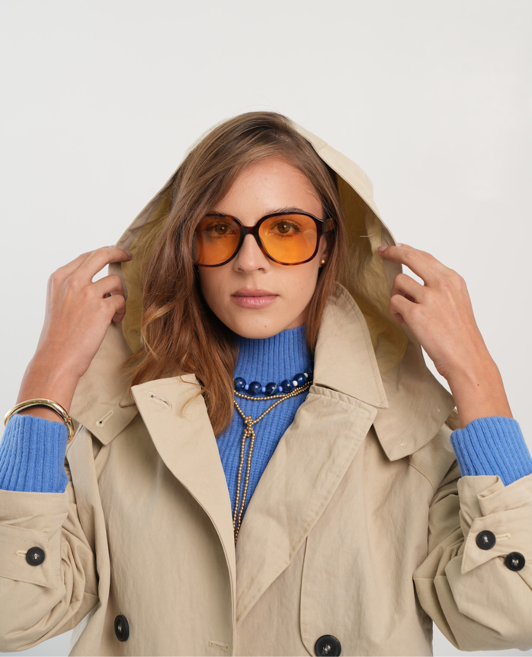 Gabardina Trench Julia Beige