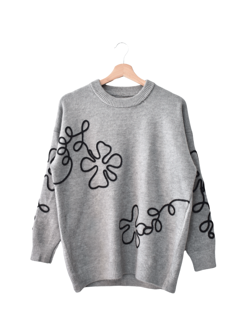 Saco Tejido Julieta Gris|