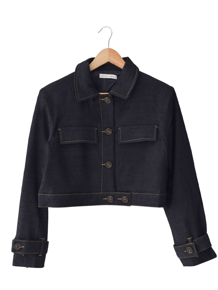 Chaqueta Denim Dark Azul