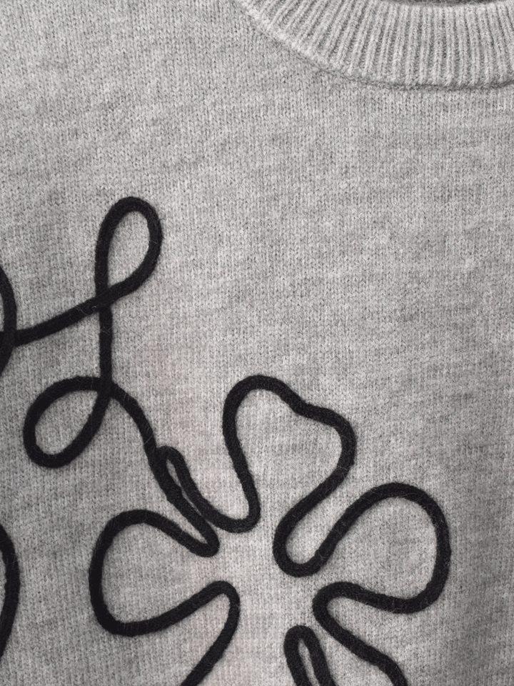 Saco Tejido Julieta Gris|